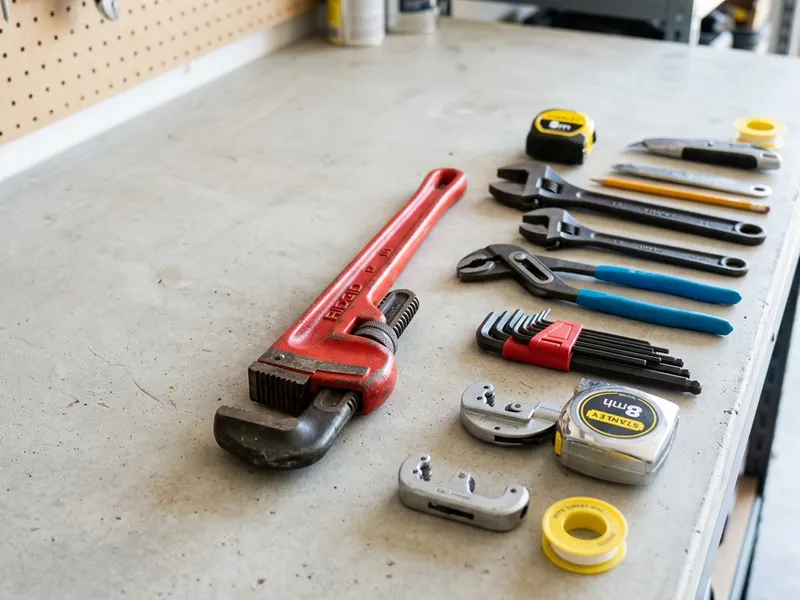 Professional plumbers in Morgan Farm, TX equipped with top-tier tools for residential and commercial plumbing services.